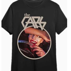 NEW ! The Cars Black Graphic T-Shirt